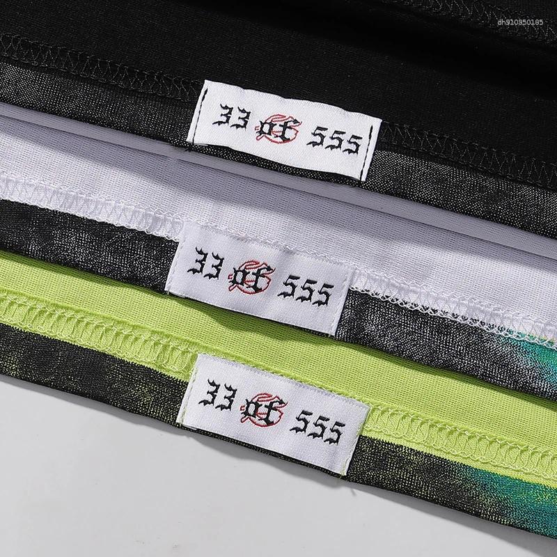 Men's T Shirts 25SS High Quality Real Po T-shirts Men Women Street Fashion Green Short Sleeve Top Tee