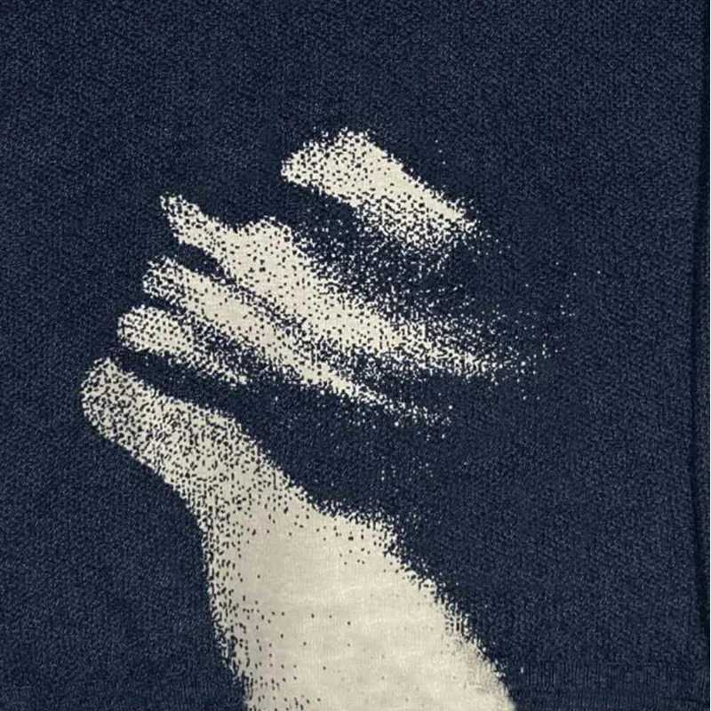 Fashion Y2k Harajuku Aesthetics Vintage Loose Punk Streetwear Knitted Unisex Rock Goth Graphic Print Sweater Knit Pullover Hip Hop Top Y251110