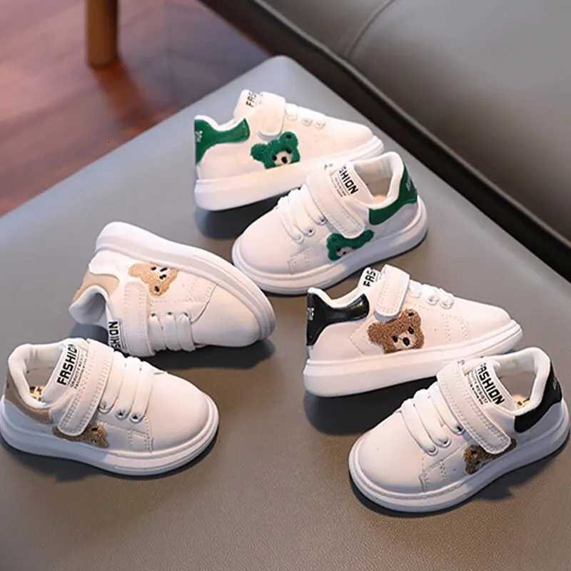 Childrens Sports Toddler Shoes White Shoes For Boys And Girls Spring And Autumn Casual Waterproof Anti-Slip Shoes Soft BottoT251110