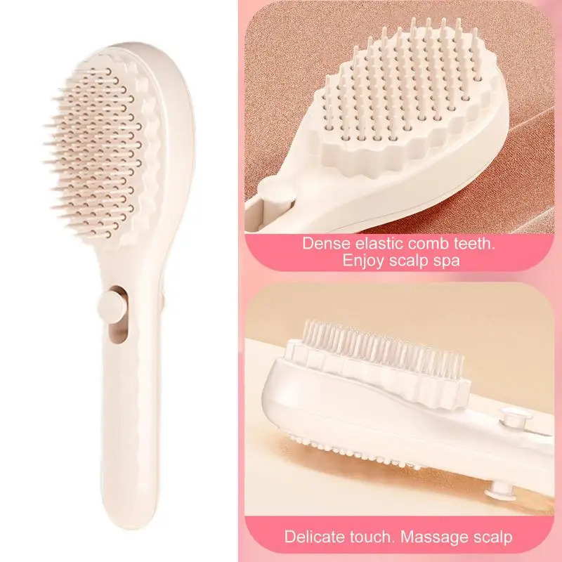 Portable Telescopic Comb with Scalp Massage Self-Cleaning Womens Salon Styling Tool Compact Magices Comb 251107