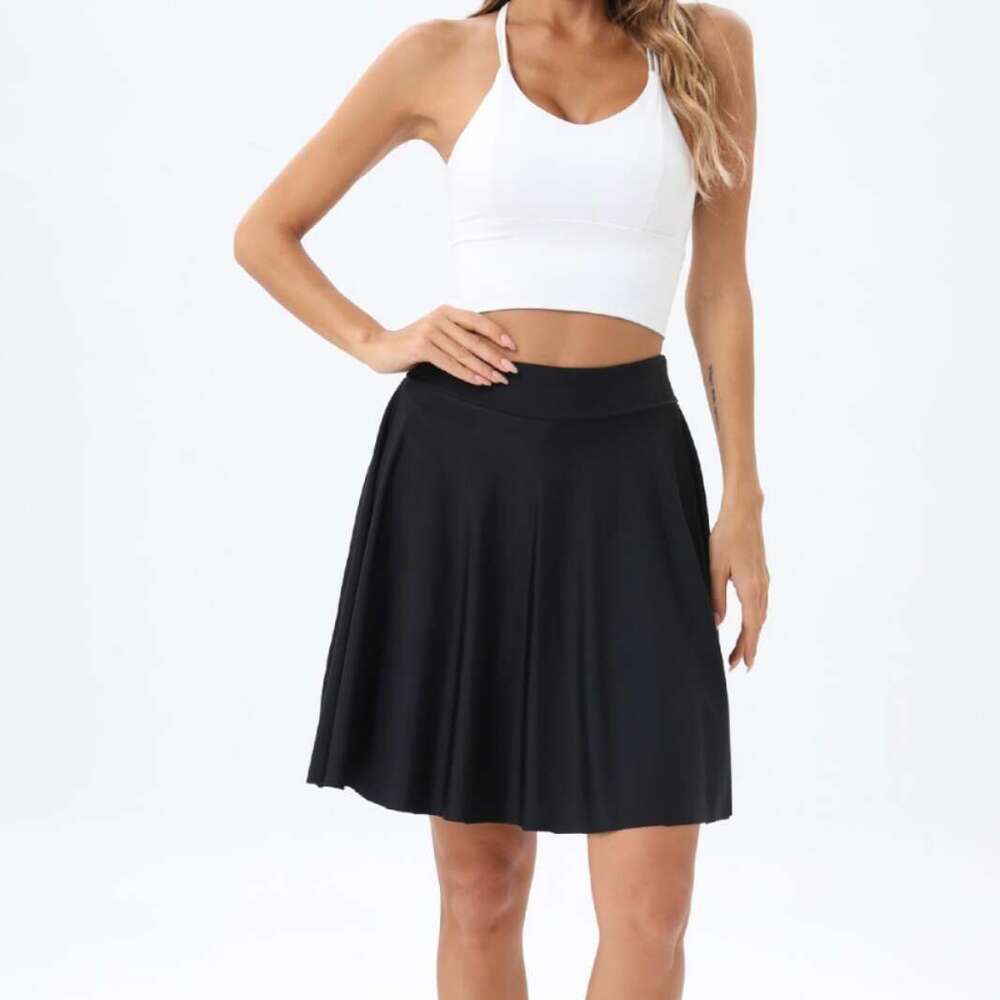 Hot European American women's swimsuits, beach skirts, built-in swim trunks, 2025 new casual and versatile fashionable clothing