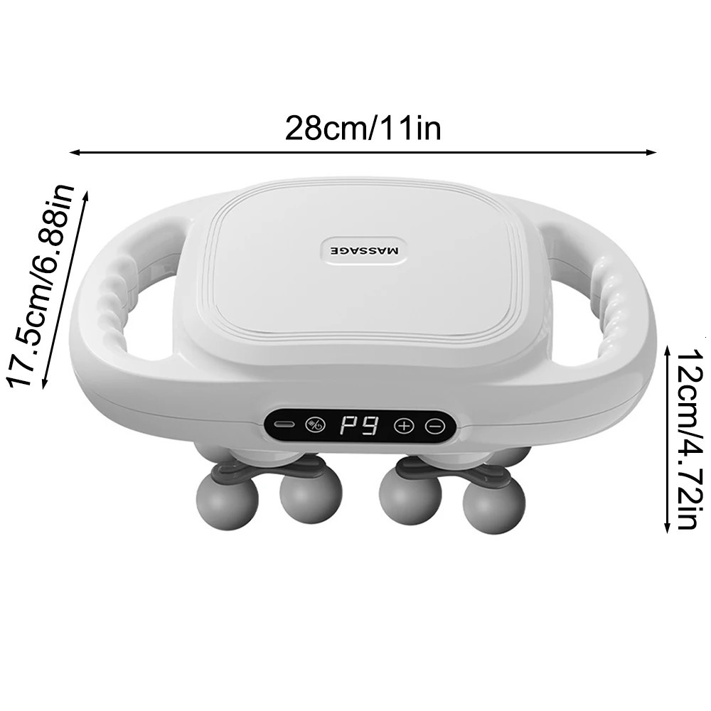 612-Head Deep Muscle Massager Gun High-Frequency Vibration Fascia with for Relaxation And Back Pain Relief 250409