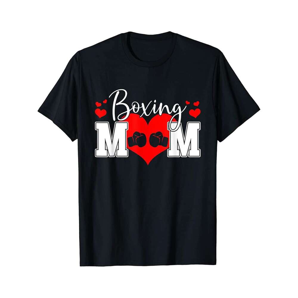 Designer T shirt Boxing Mom Funny Mothers Day For Mom Game Day Outfit - 220g T shits