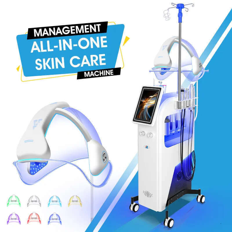 2025 Newest Led Oxygen Face Dome Beauty Oxigenation Co2 Bubble Skin Rejuvenation Blackhead Removal Collagen Regeneration Machine