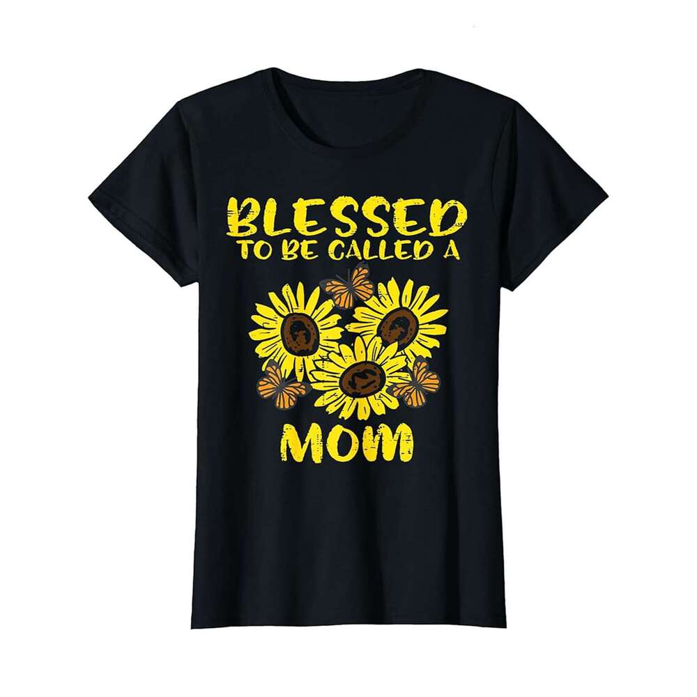 Designer T shirt Sunflower Nonna Gift Cute Floral Grandma Mothers Day - 220g T shits