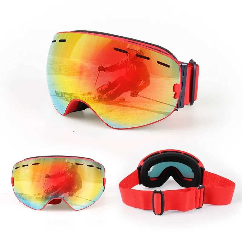 X-TIGER Winter Skiing Eyewear Ski Goggles Men Women Snowboard Glasses Comma Style Glasses TPU UV400 Anti-Fog Sports Eyewear K251110