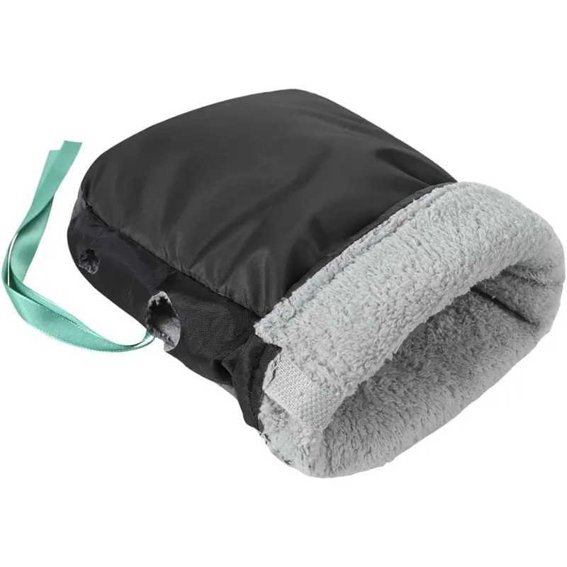 Cold Handlebar Muffs Water Resistant Reflective Cover Thermal Lock Windproof Grip Universal For Cruiser Scooters Snow Riding S25118