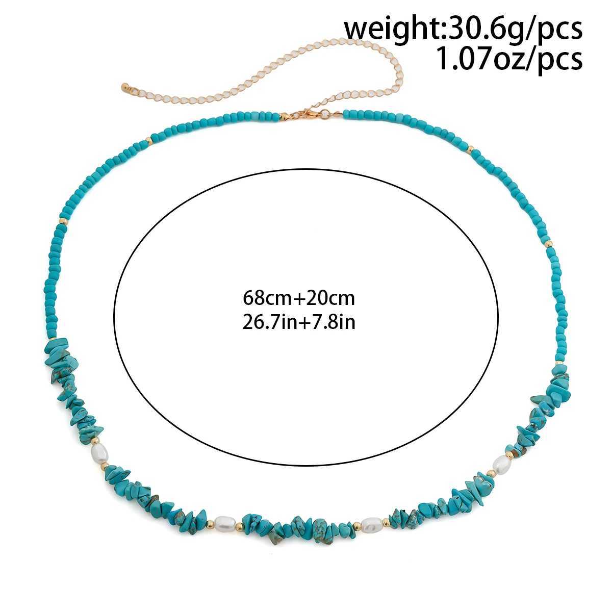 Salicon Bohen Poetic Gravel Waist Chain Vintage Colored Seed Beads Belly Chain Warm Summer Beach Sexy Body Jewelry X250410