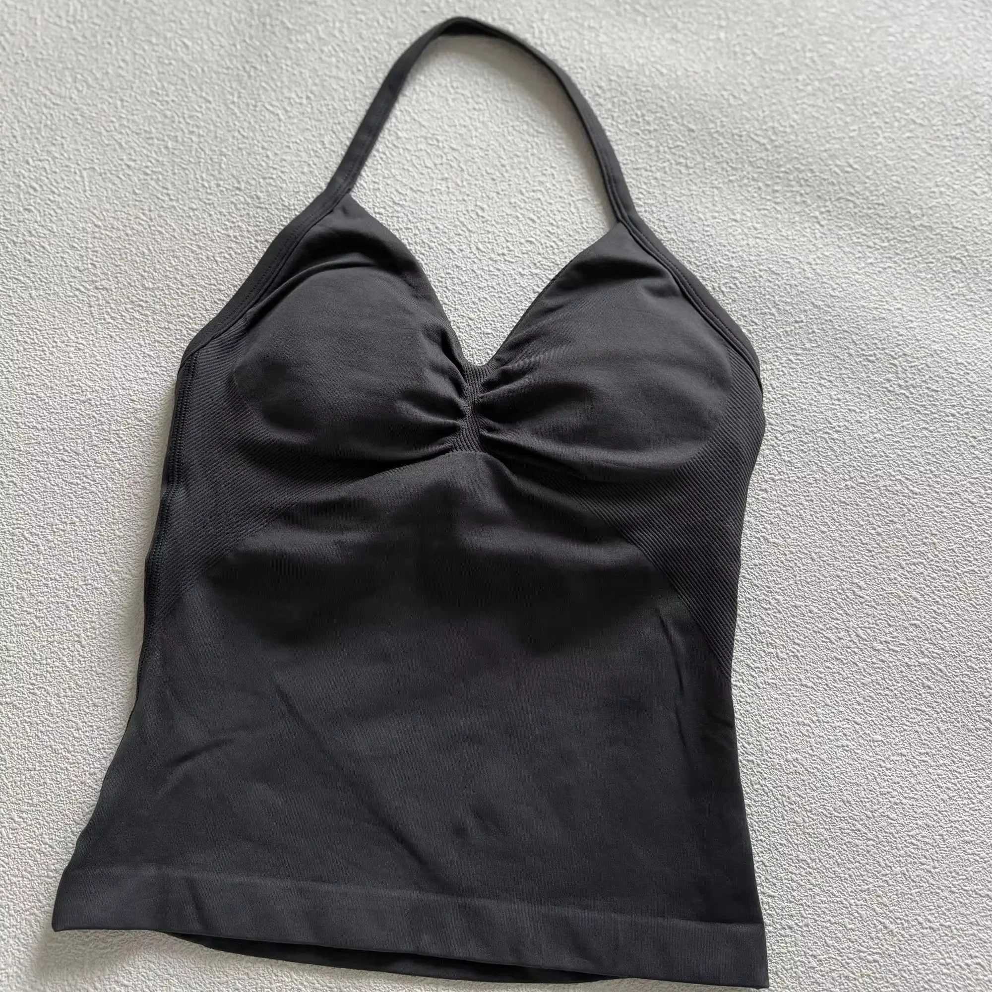 No new impact sports yoga vest womens fitness yoga top gym clothing strapless built-in braXJ250410