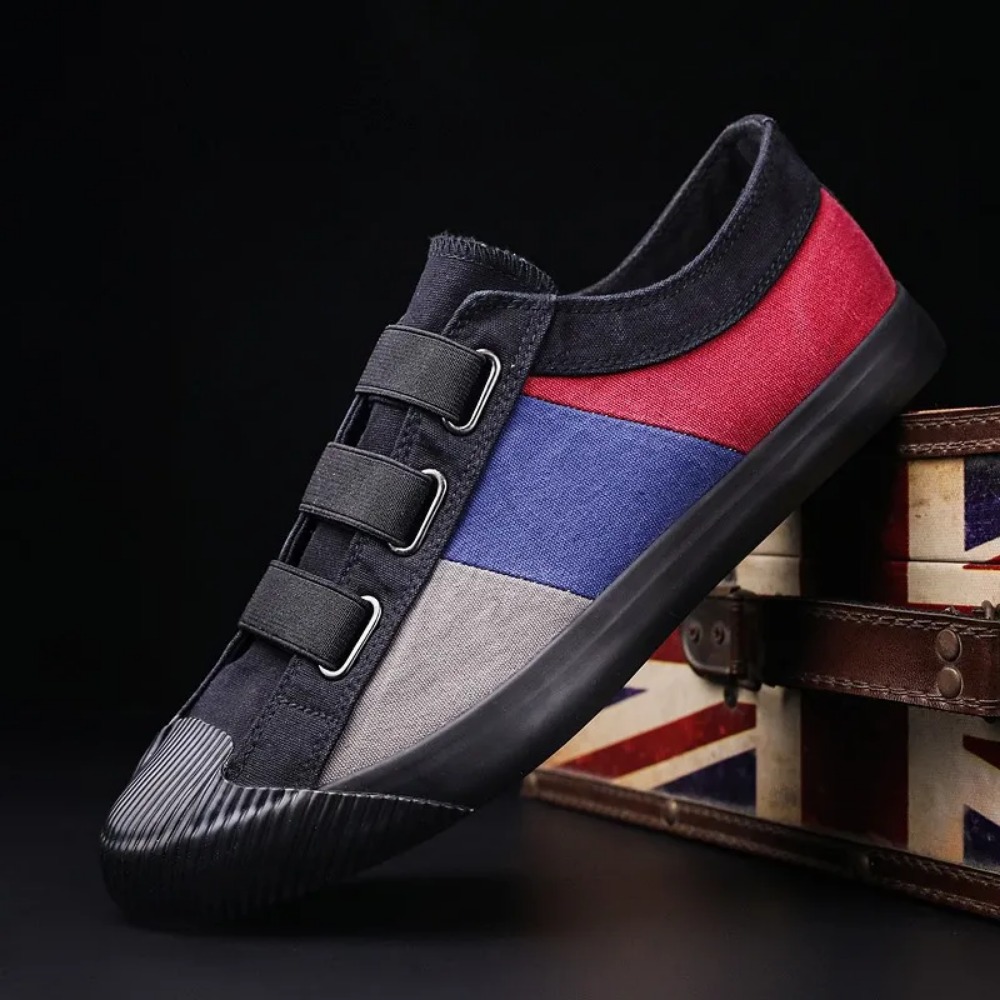 Breathable Casual Lace-Up Mens Canvas Footwear - Ideal for Daily Wear
