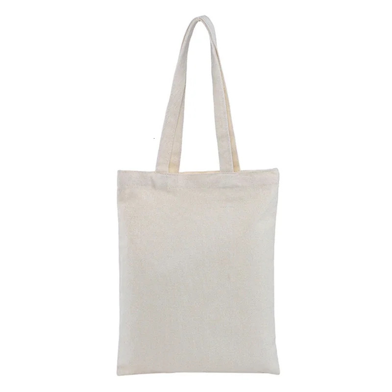 Large capacity black and white canvas shoulder bag foldable ecofriendly cotton handbag reusable DIY shopping 250401