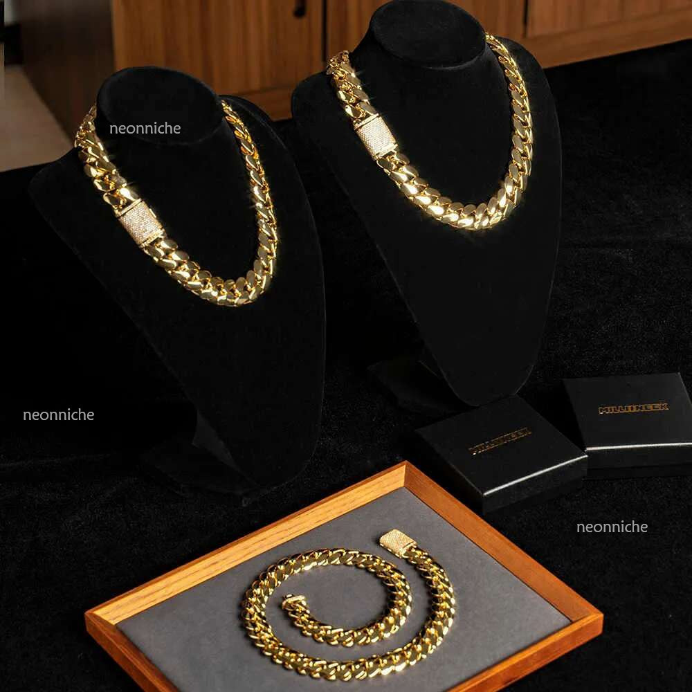 Wholesale Choker Custom k Gold Chain 20mm Miami Cuban