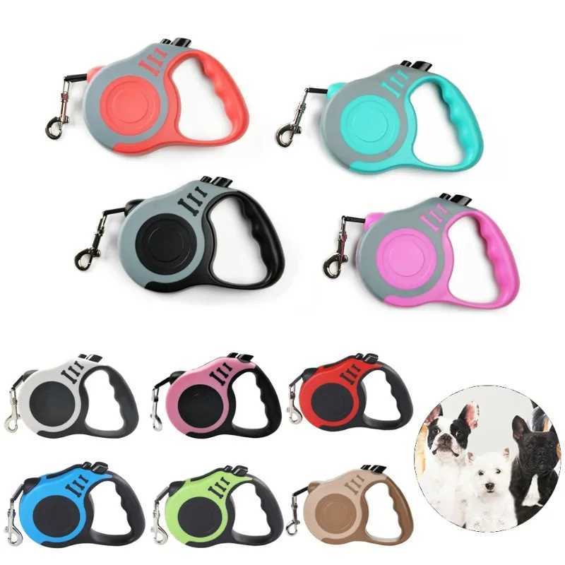 3/5M Pet Leash Pet Dog Automatic Telescopic Leash Cat Tractor Walking Dog Leash Dog Chain Pet Collars Dog Harness and Leash Set J251110