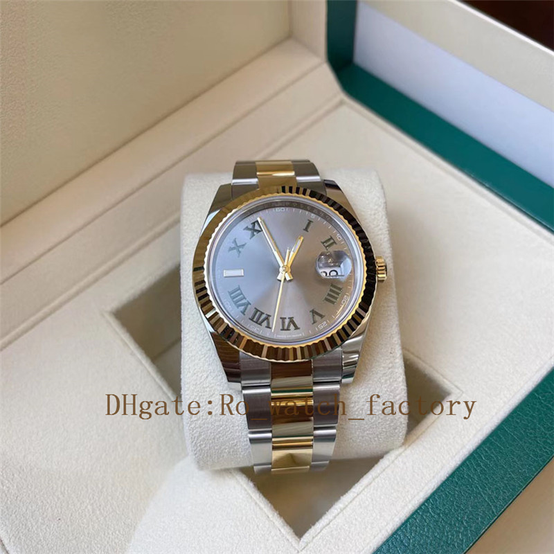 Luxury Men's Automatic Mechanical Watch 3235 Movement, Sapphire Crystal, Silver Strap, 41mm Case