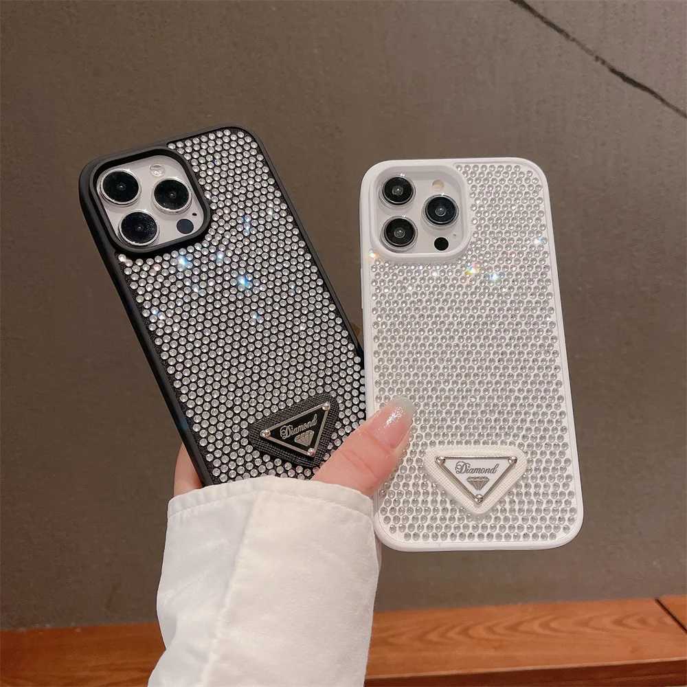 Luxury Bling Glitter Diamond Phone Case For 14 Pro Max 13 12 15 16 ProMax 15 plus Fashion Shockproof Cover Coque FundaXJ251110