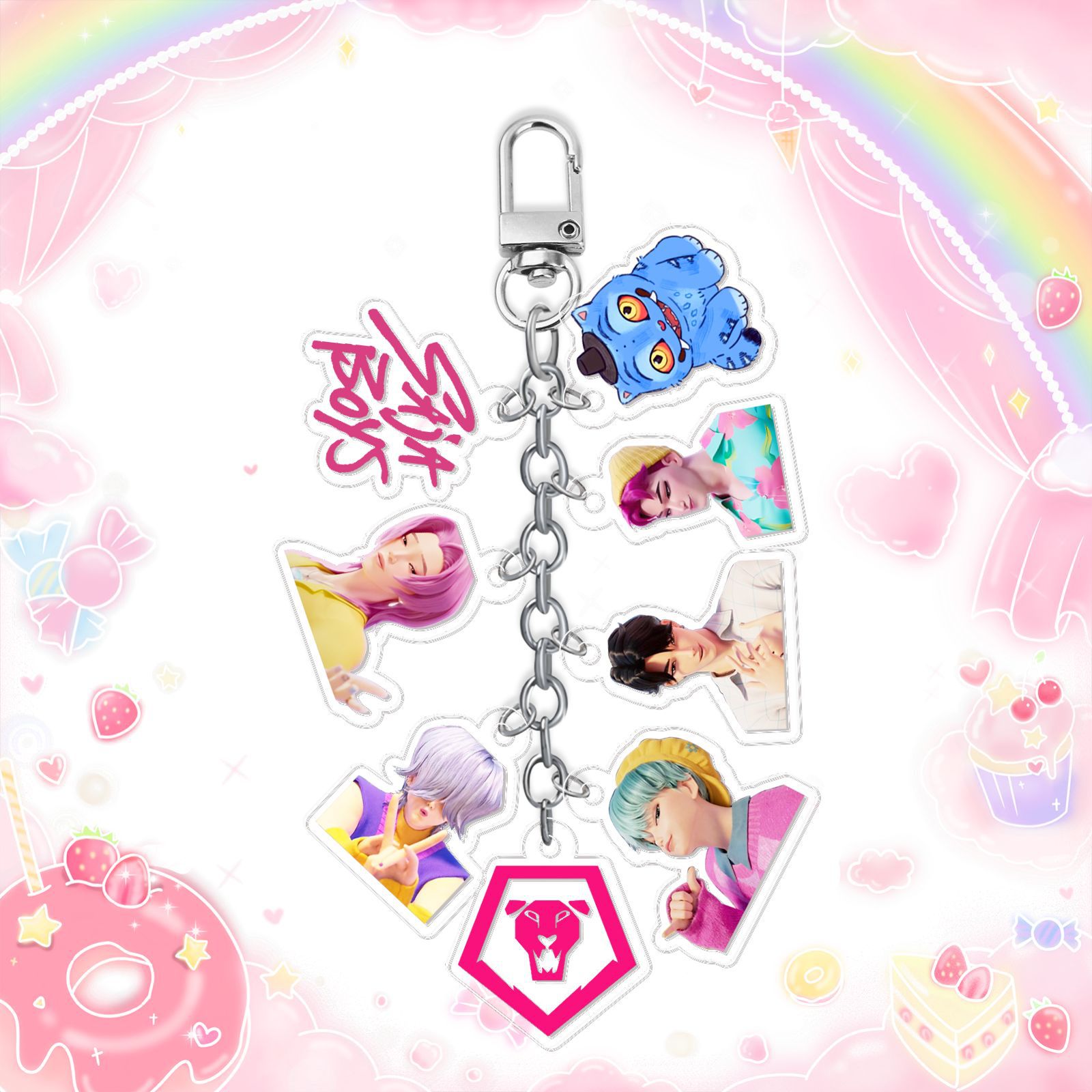 Custom Cute Kpop Demon Hunters Keychain Rumi Keychain Aesthetic Y2K KeychainStylish KeychainsAccessories bag charm