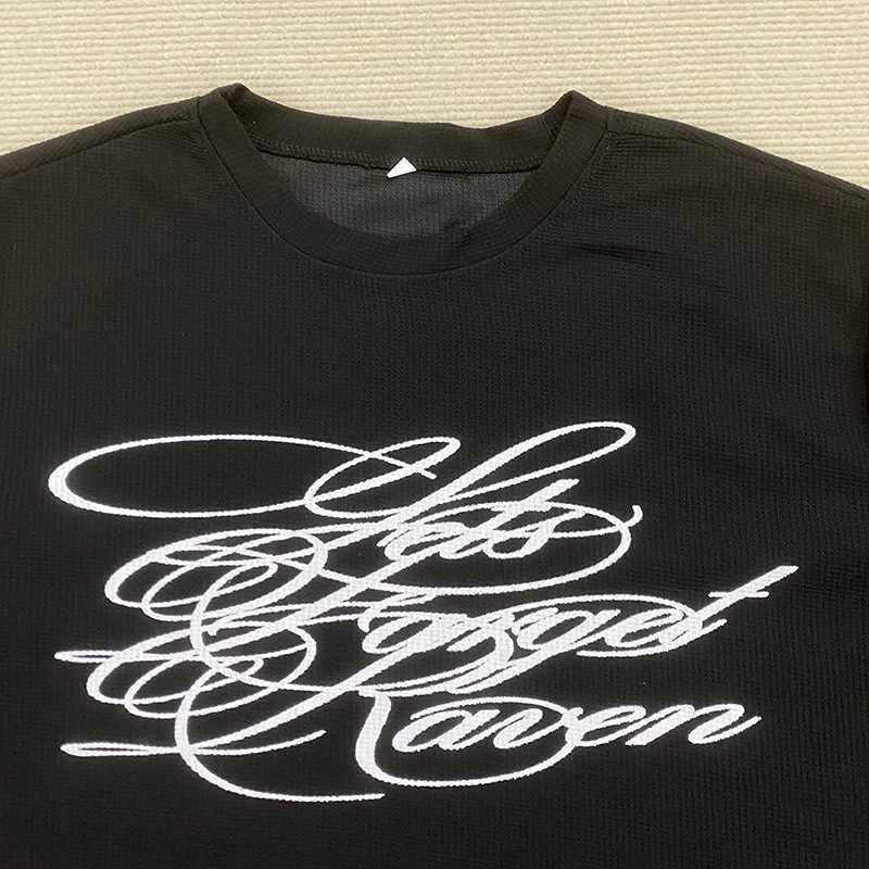 Fashion American Dark Retro Y2K Printed Long Sleeved T-Shirt High Street Gothic Trendy Outfit Top for Casual Wear Y251110