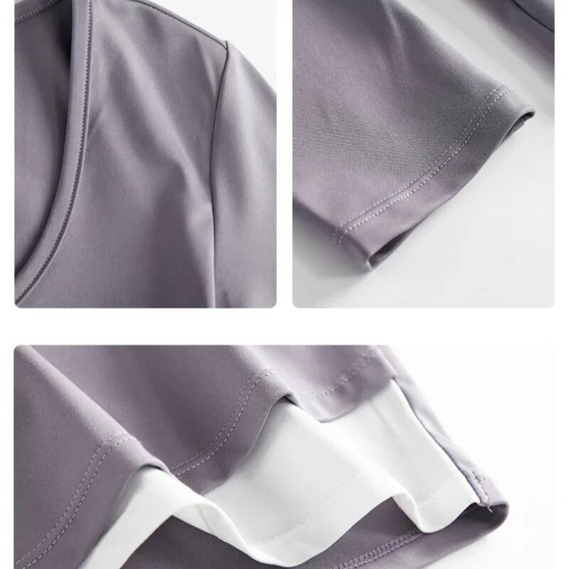 DRUR Women Yoga Tops Long Sleeve Lightweight Sport Shirt Quick Dry Running Tee Gym Active Wear Fitness Workout Clothes Yogawear