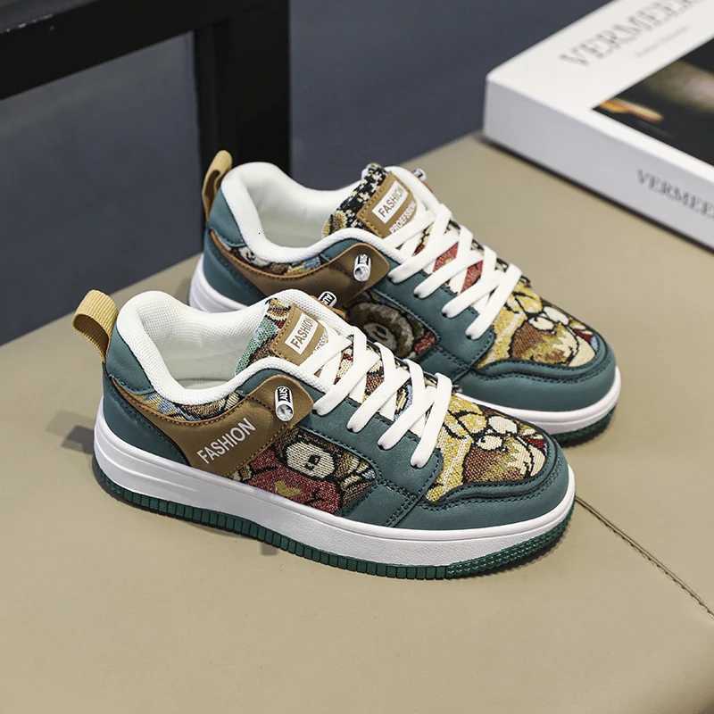 Boy niche original breathable canvas board shoes casual all-match thick soles non-slip primary school sports shoes tide W251110