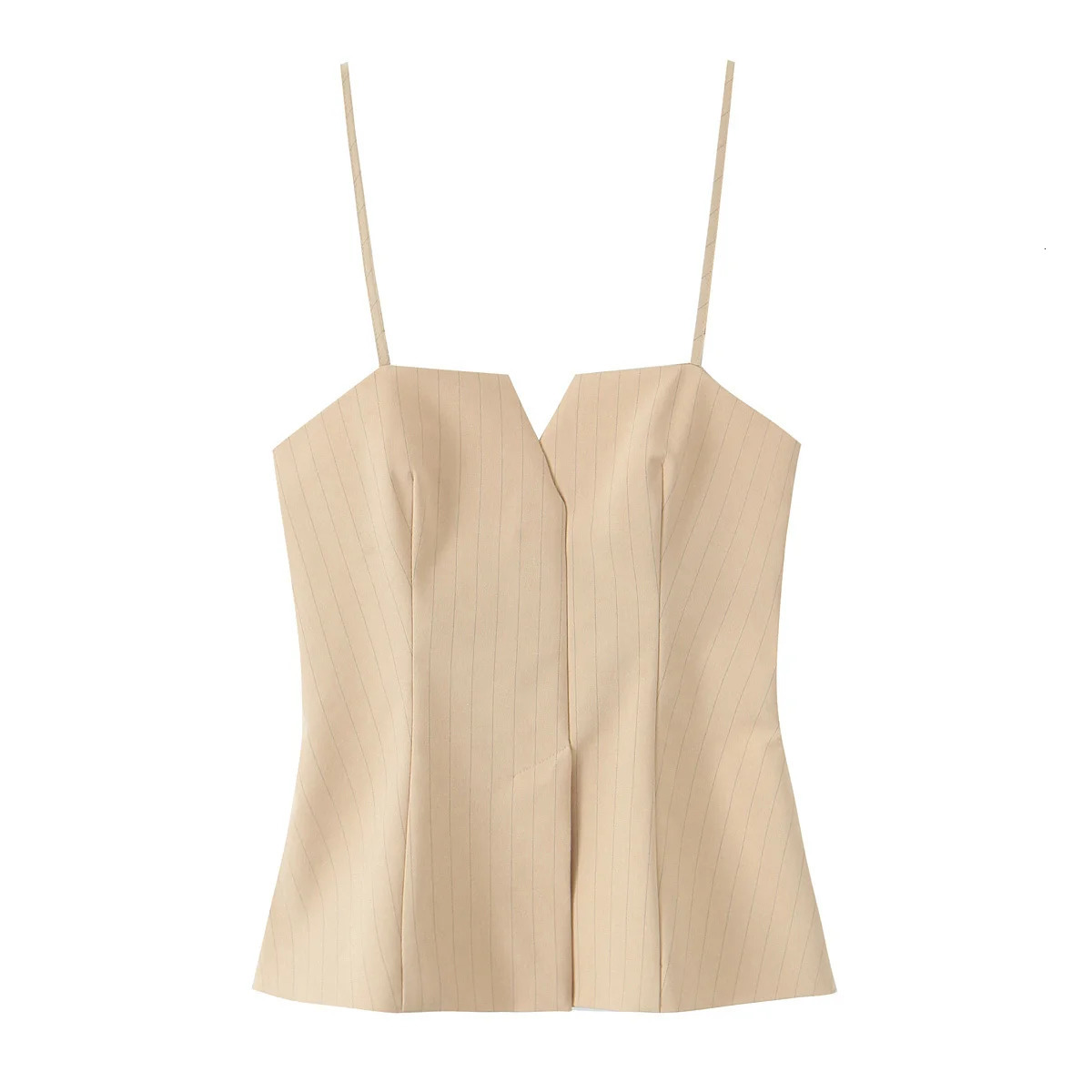 RARA Womens spaghetti shoulder strap top and mini skirt set with slim pin n suitable for summer daily party wear 250410