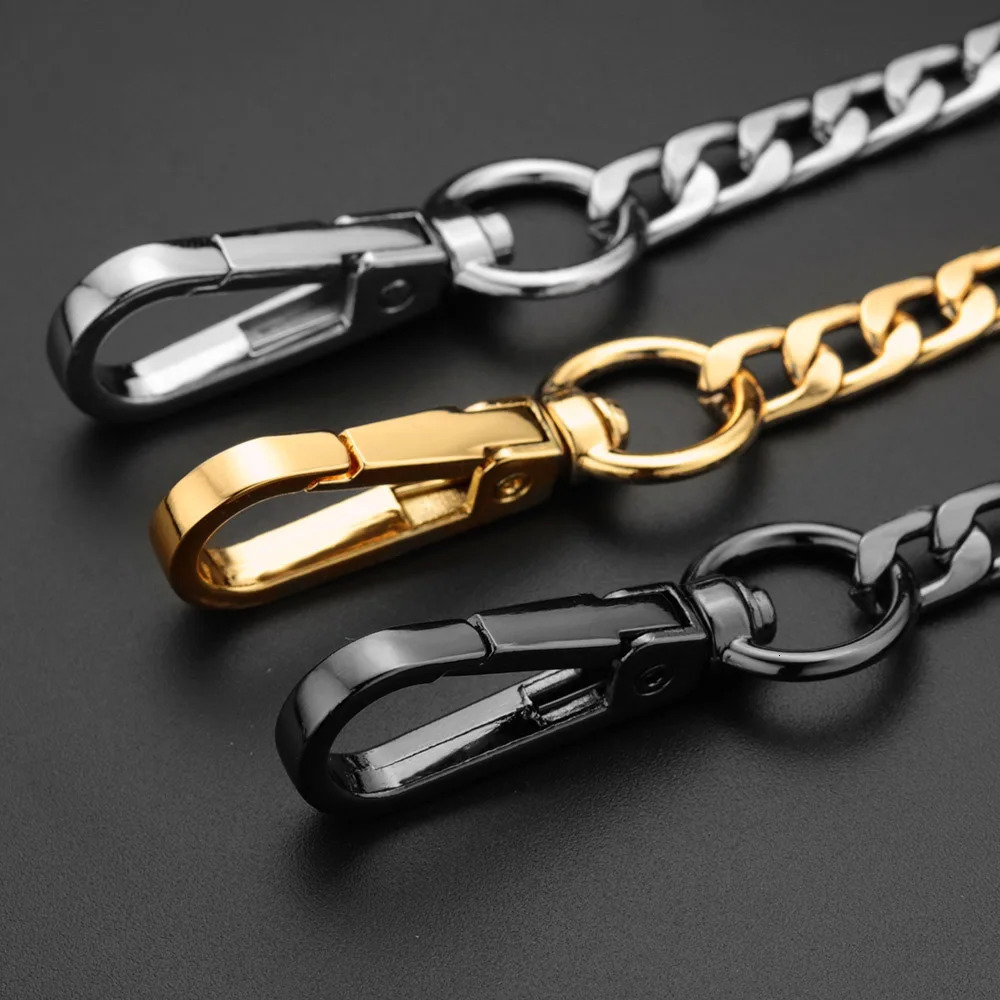 42CM long metal keychain wallet belt chain rock punk Trouser Hipster pants Jean HipHop jewelry mens K414 250410