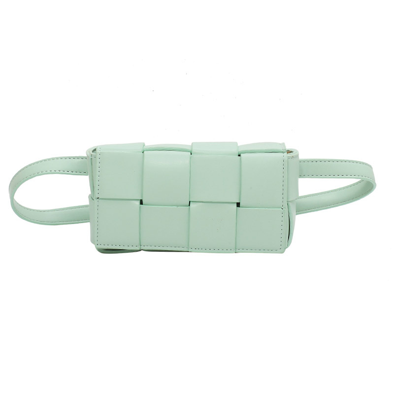 Woven bag small bag 2025 new style fashionable versatile chest bag tofu bag women's crossbody waist bag ins fashionable women's bag