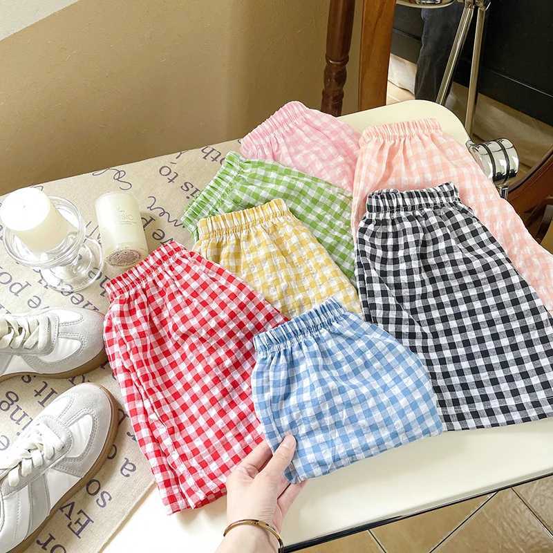 Milancel Korean Sle Summer Girls Shorts Childrens Neutral Anti Mosquito Pants Casual Loose Boys Flat Shorts 2-7Y Z250410