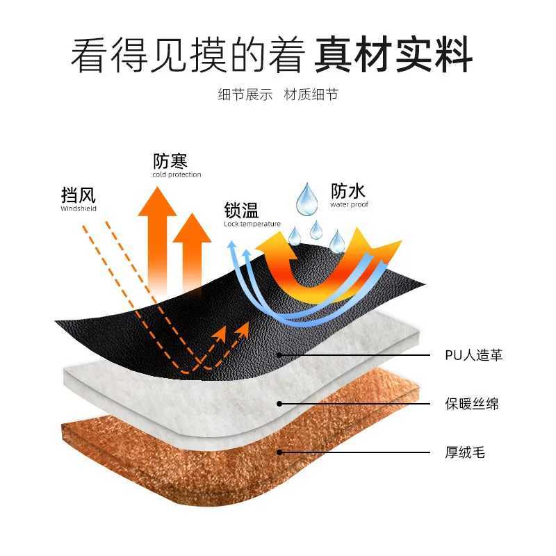 Handlebar Muffs 2pcs Universal Handle Grip Gauntlets Gloves Waterproof Cold Weather Gear For Winter Cycling Riding Universal S25118