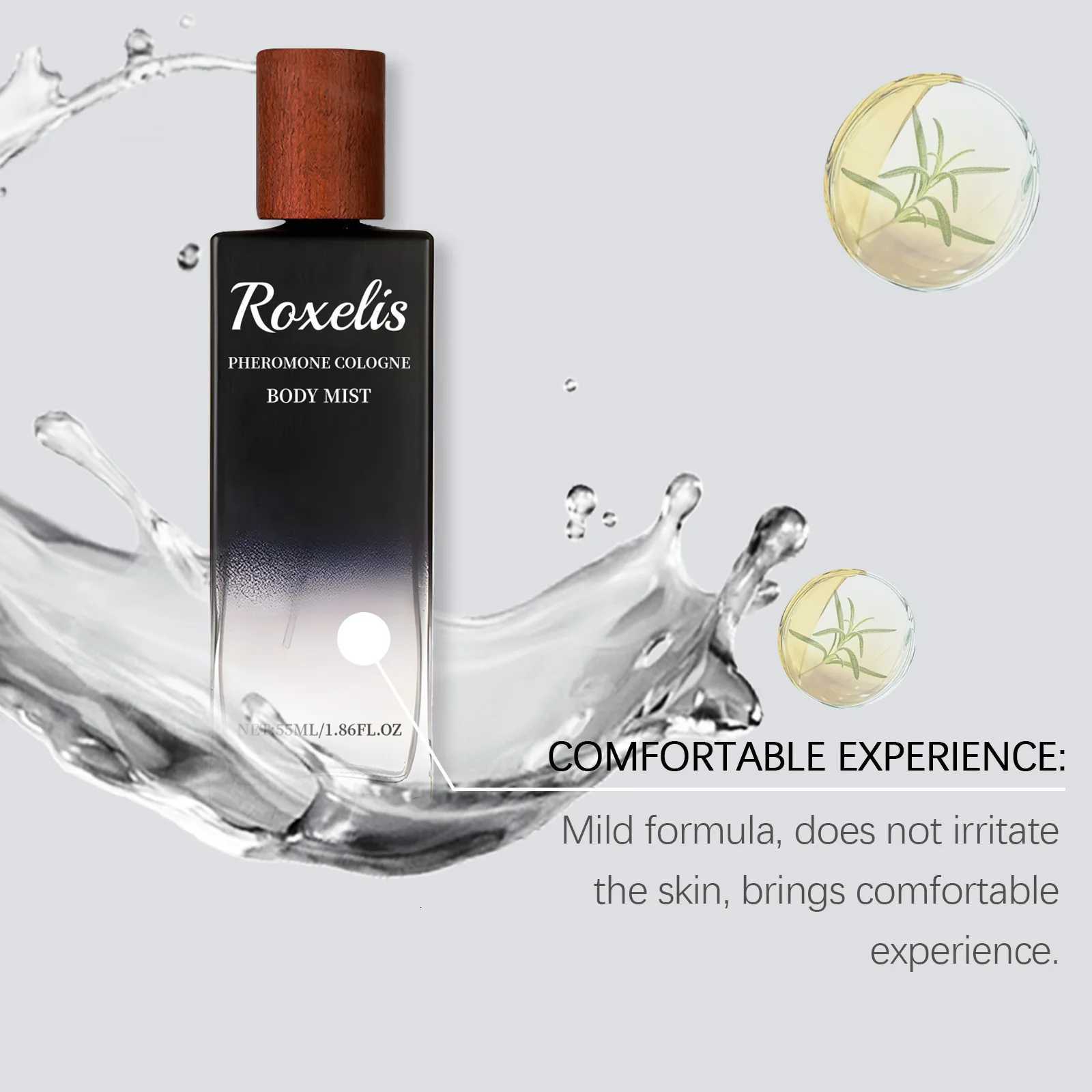 Roxelis 55ml Cologne Perfume Lasting Charming Spray Light Elegant Fragrance for Men Daily Dating Romantic Cologne Perfume X251110