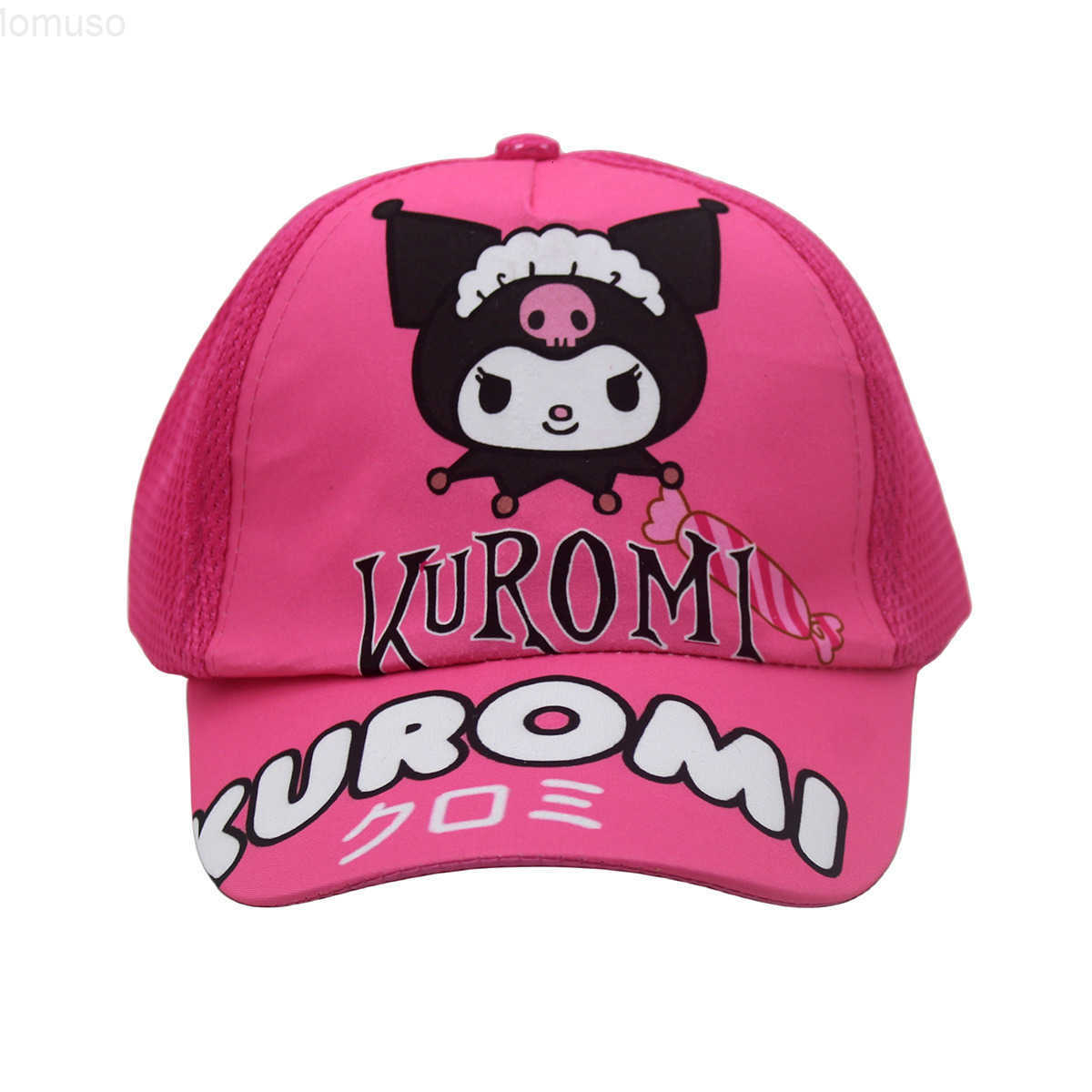 Sanrio Anime Printed Childrens Sunshade Mesh Hat Kuromi My Melody Cartoon Boys and Girls Summer Baseball Cap H251110