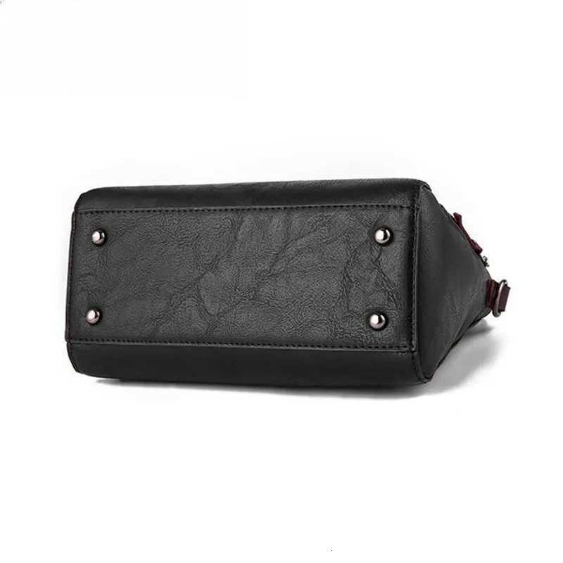 Yogodlns Vintage Leather Womens HandBags Ladies Messenger Bags Totes Tassel Designer Crossbody Shoulder Bag Boston Hand Bags K251110