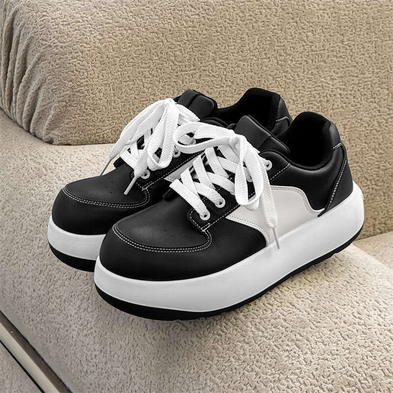 Niche Versatile Spring Summer New Low-top Loafers Men Thick-soled Sports Casual Sneakers Big Toe Shoes Z211