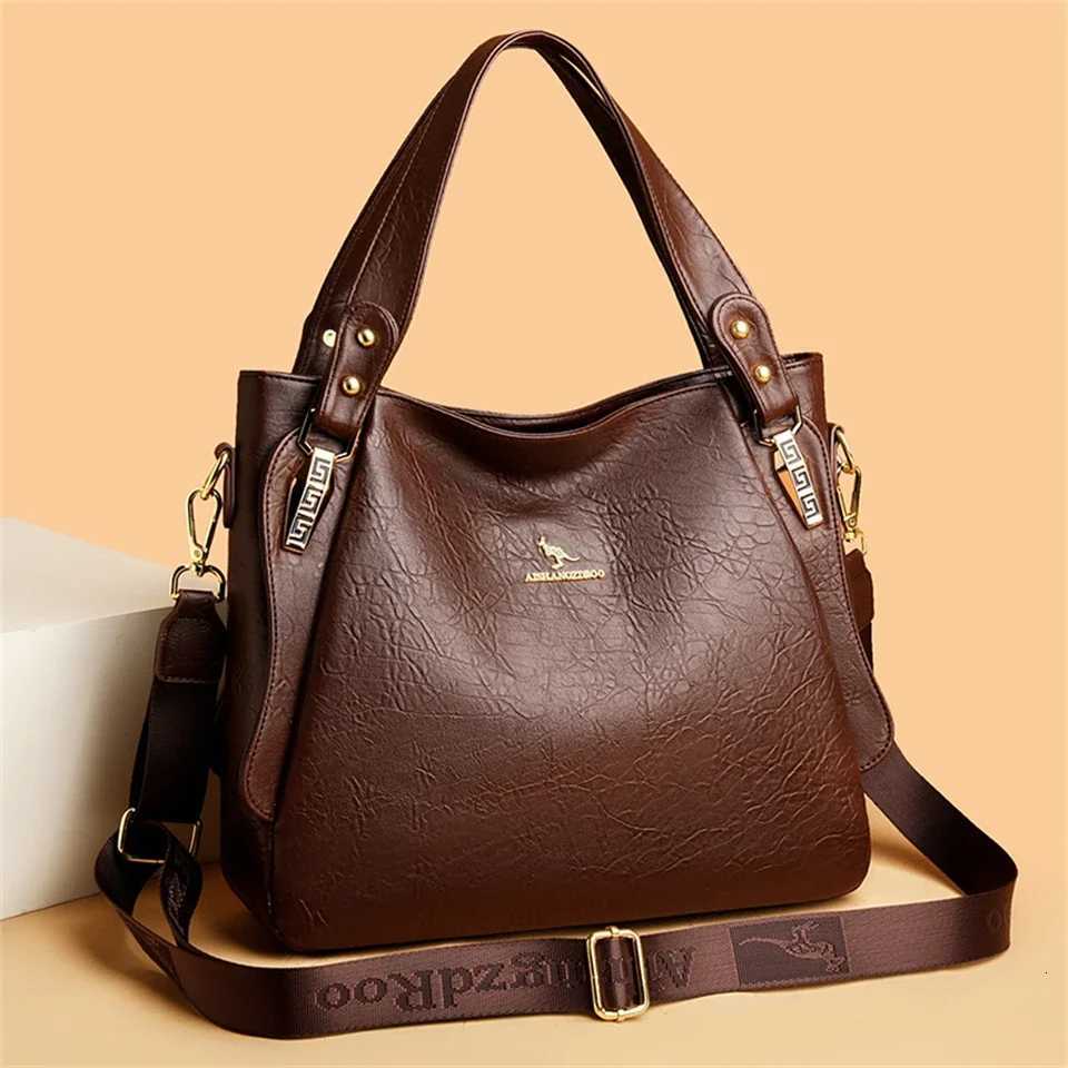 Genuine Brand Soft Leather Top-handle Bags Female Handbags Women Shoulder Crossbody Tote Messanger Bag Large Capacity Sac A Main K251110