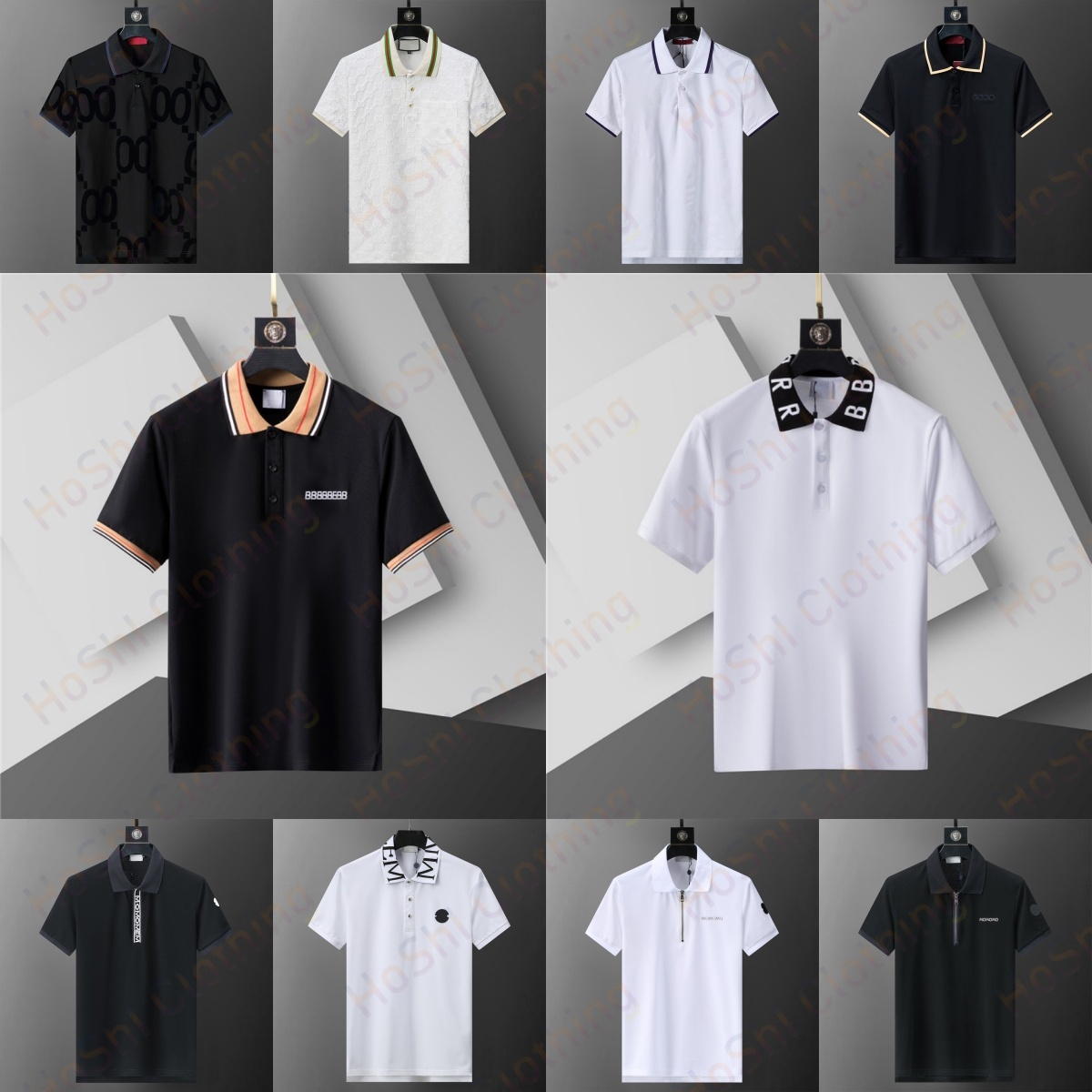 High end luxury 5A Golf Polo Shirt Designer Polo Shirts For Men 2025 Summer New Fashionable Men Pure Cotton Collar Casual Short Sleeve T-shirt Top Quality Polo Size M-3XL