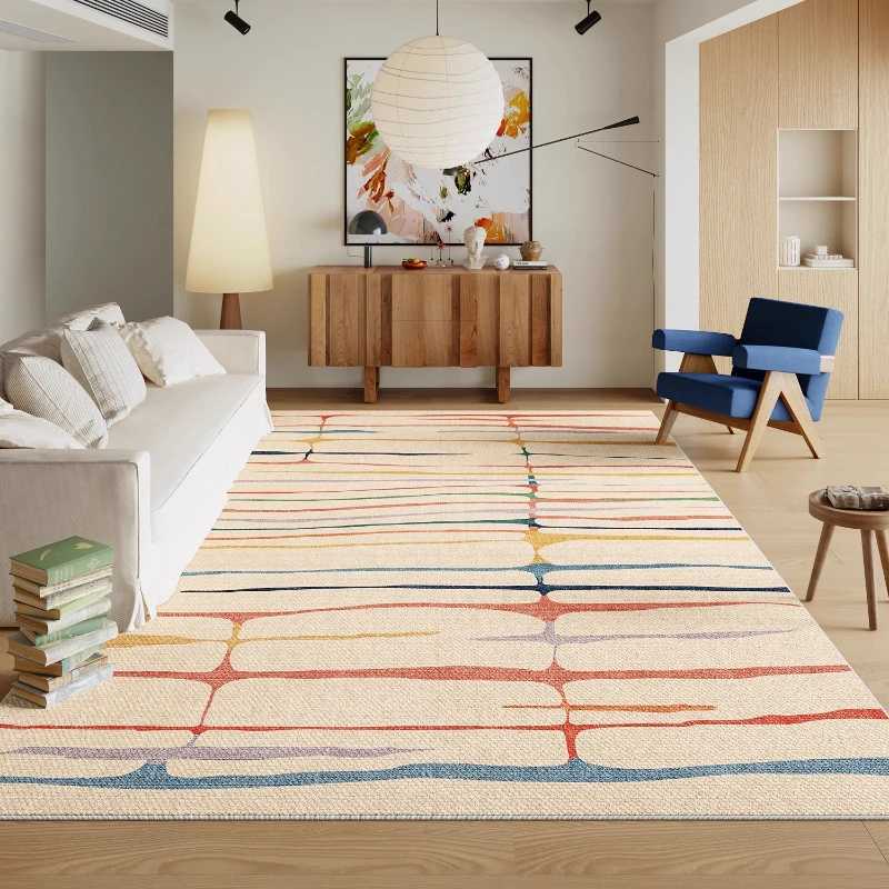 Dopamine Color Bedroom Decor Plush Carpet Modern Style Carpets for Living Room Fluffy Soft Lounge Floor Mat Home Thick Plush Rug Y251110