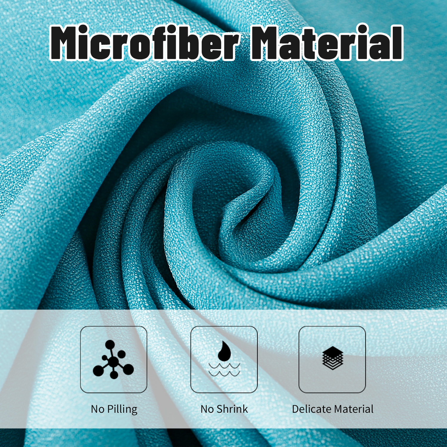 MUTAO Adult Quick-Drying Changing Robe Home Bathrobe with Belt, Lightweight & Soft Microfiber Changing Towel for Men and Women, For Outdoor & Indoor