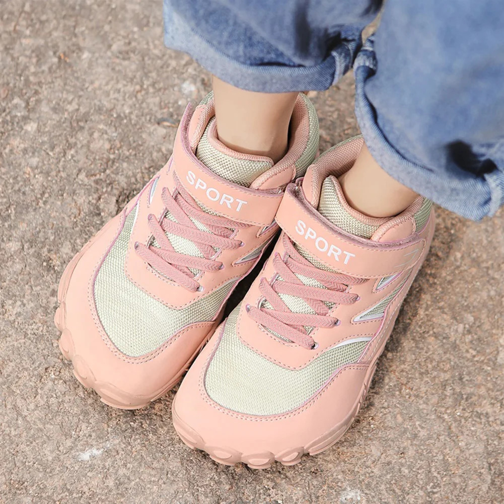 Wide toe childrens snow boots small/large childrens minimalist barefoot shoes anti slip boys casual shoes comfortable childrens boots 250403
