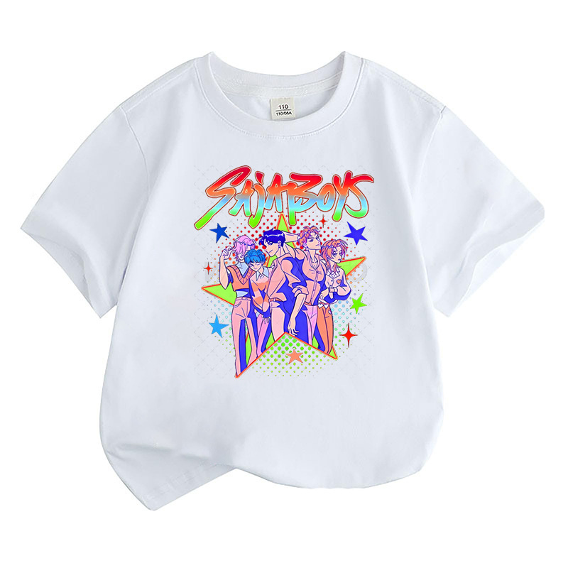 Kpop Demon Hunters Boys and Girls Toddlers' Short-Sleeve T-Shirts Multipacks Infant to Big Kid Kids Short Sleeve Tees Toddler Crewneck