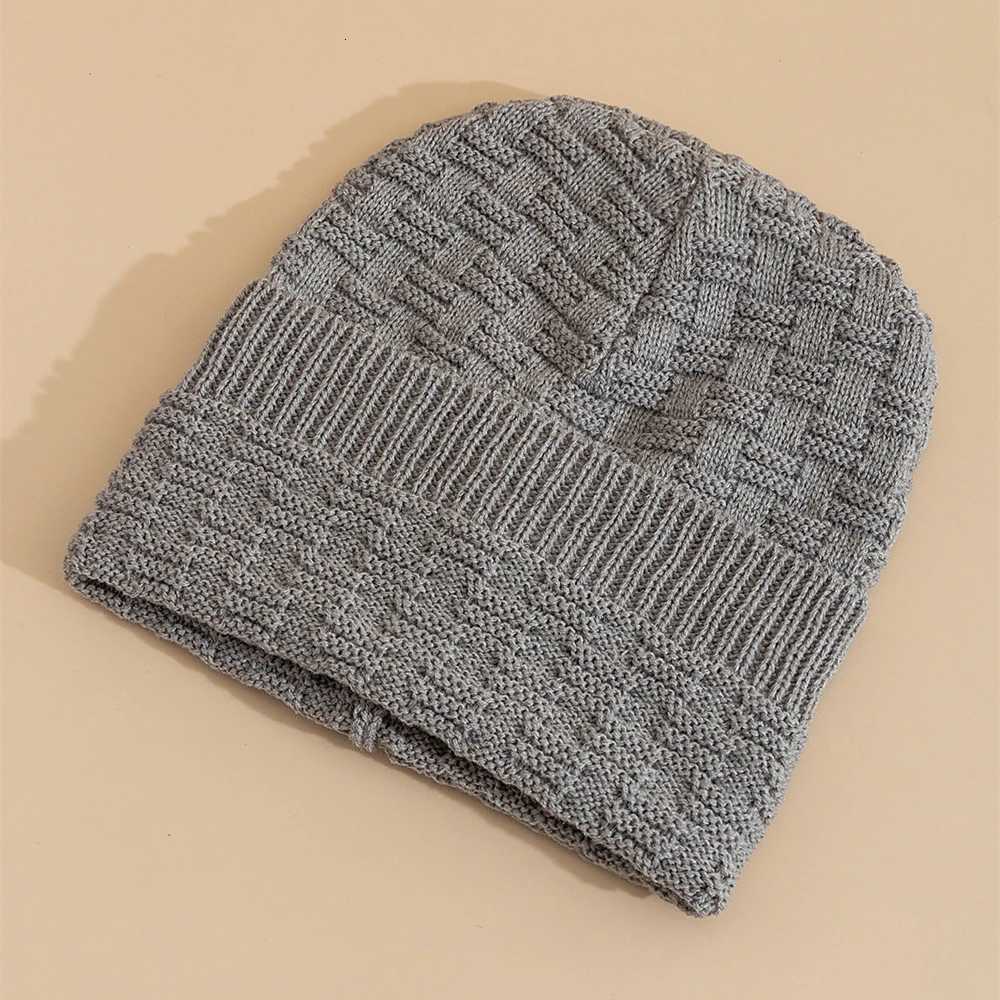 Unisex Slouchy Winter Hat Long Size Knitted Hat Casual Beanies For Men Women Solid Bonnet CapXJ251110