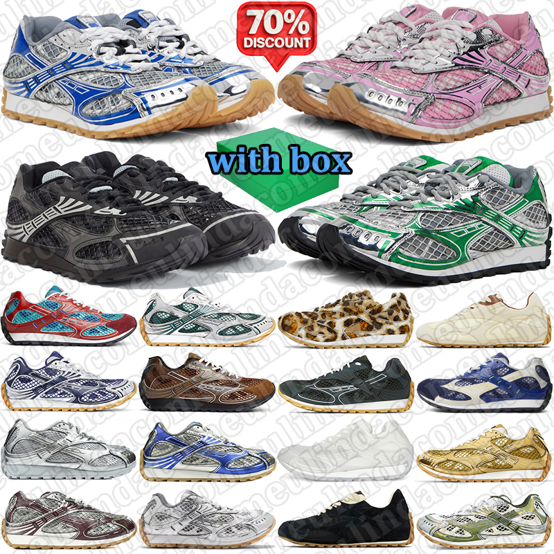 with box men women designer shoes luxury sneakers breathable mesh trainers outdoor casual walking stylish daily outfit shoe black white pink blue