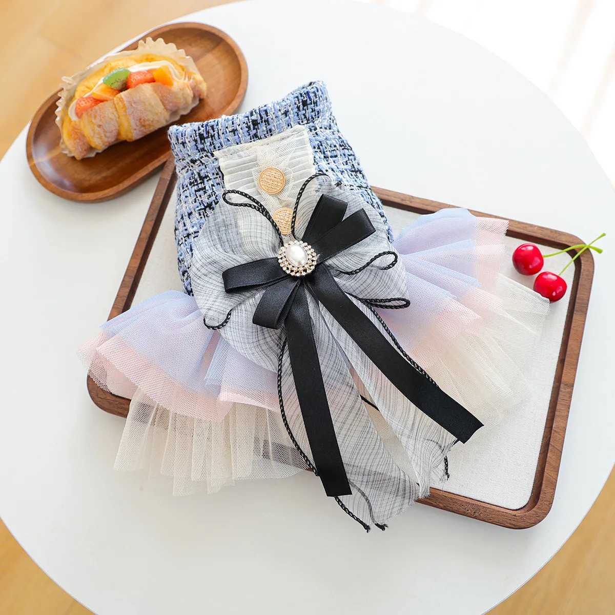 Small Dog Cat Clothes Elegant Pricess Dog Dress in Multi-Color Design Luxury Pet Dresses Fashion Colorful Boucl Skirt J251110