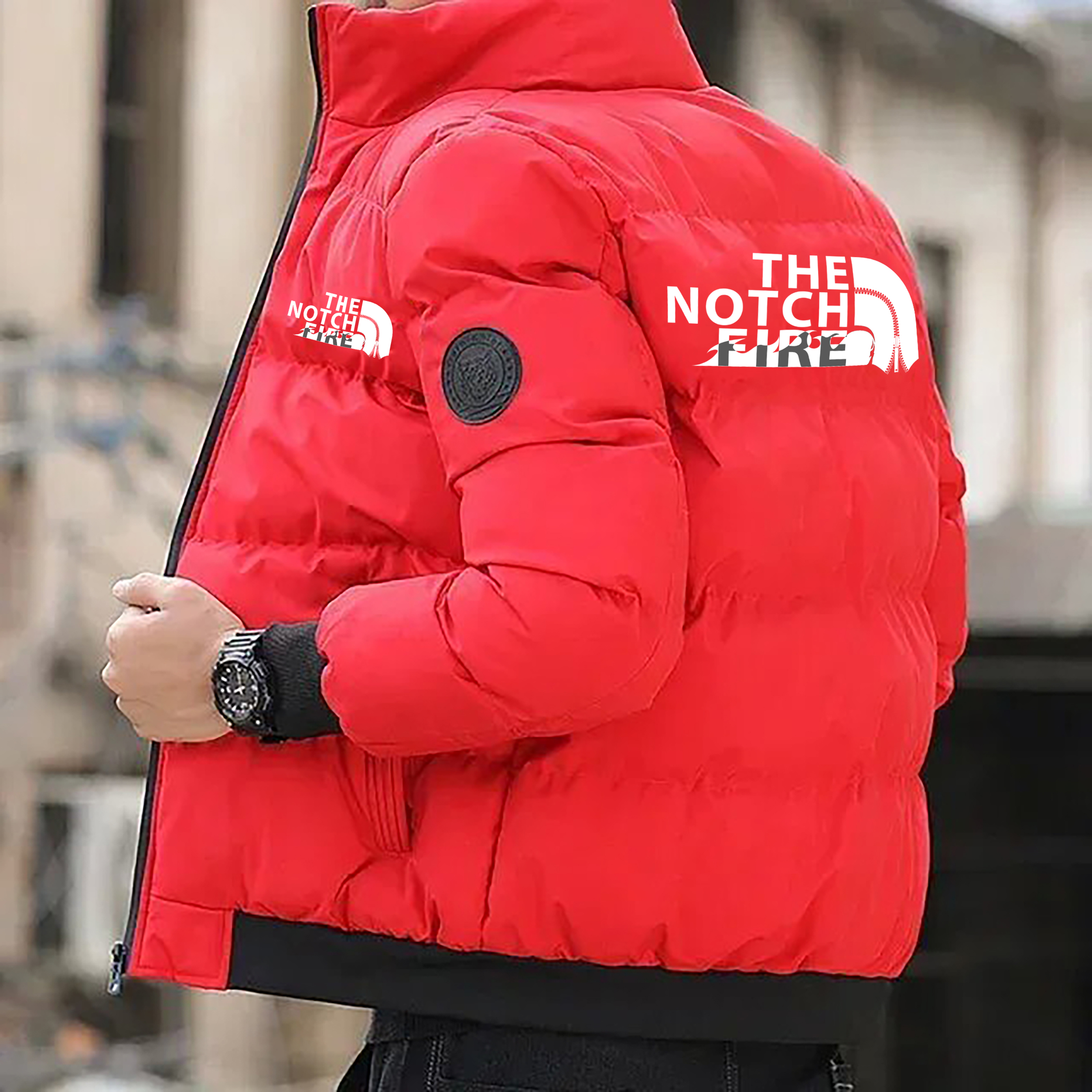 2025 Thick Men's New Warm Parker Jacket Winter Casual Men's Jacket Golf Brand Men's Windproof Cotton Down Jacket