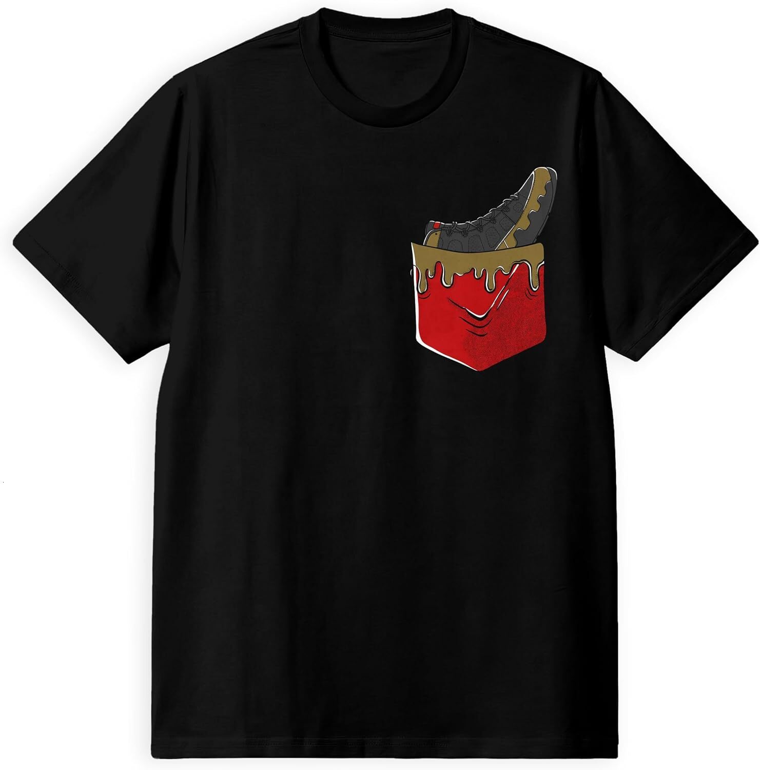 T shirt for Mens AJ 9 Olive 9s OG Retro Shirt, in Pocket, Shirts Match Sneakers 2D Sneaker Graphic Tee Casual Tops Clothes Short sleeve