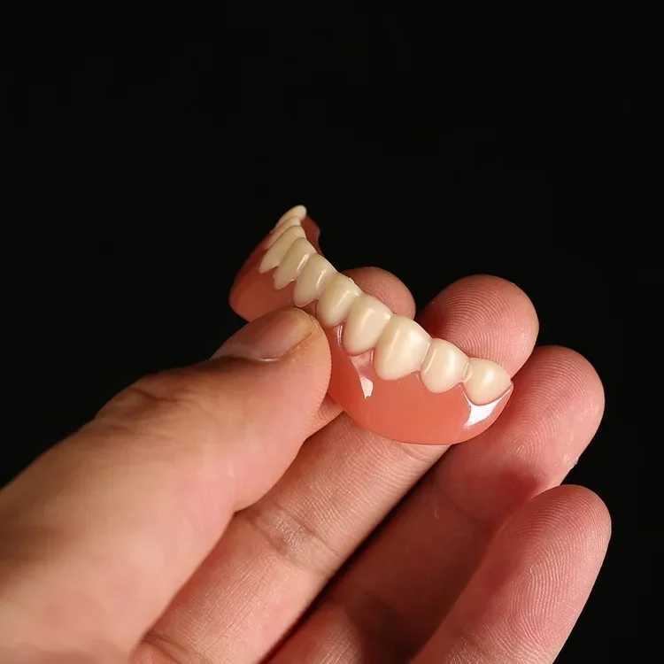 Silicone dentures upper and lower veneers toothpaste denture brackets comfortable tooth brackets M250410