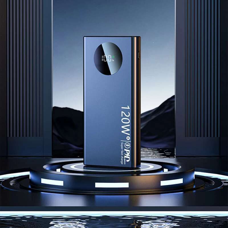 120W 20000mAh High Capacity Power Bank Fast Charging Powerbank Portable Battery Charger For Samsung Huawei 2025 New