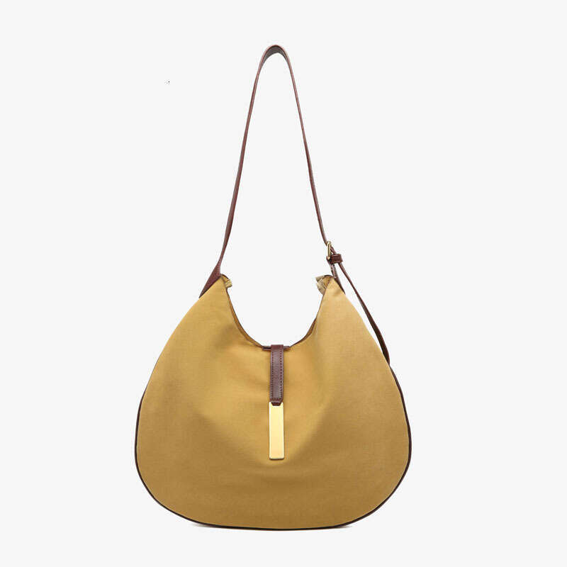 Women's Tote Bag Large Capacity Underarm Bag Vintage Simple Soft Leather Commuting Multi-purpose Shoulder Crossbody Bag