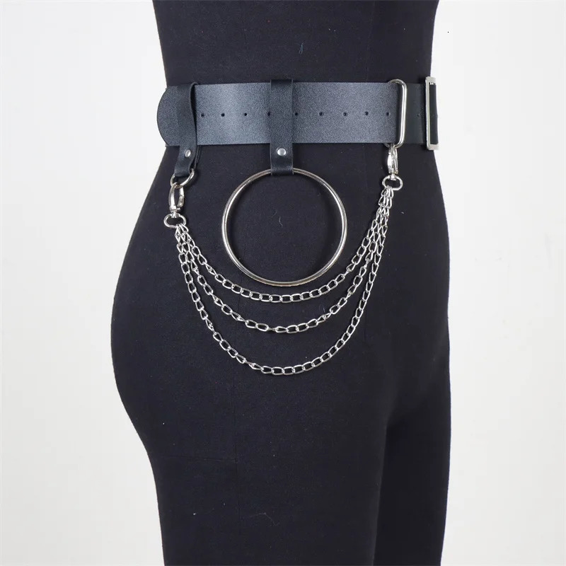 Belt Fashion Binding Womens Sexy Strap Punk Chain Leather Large Oring Underwear Sword 250410