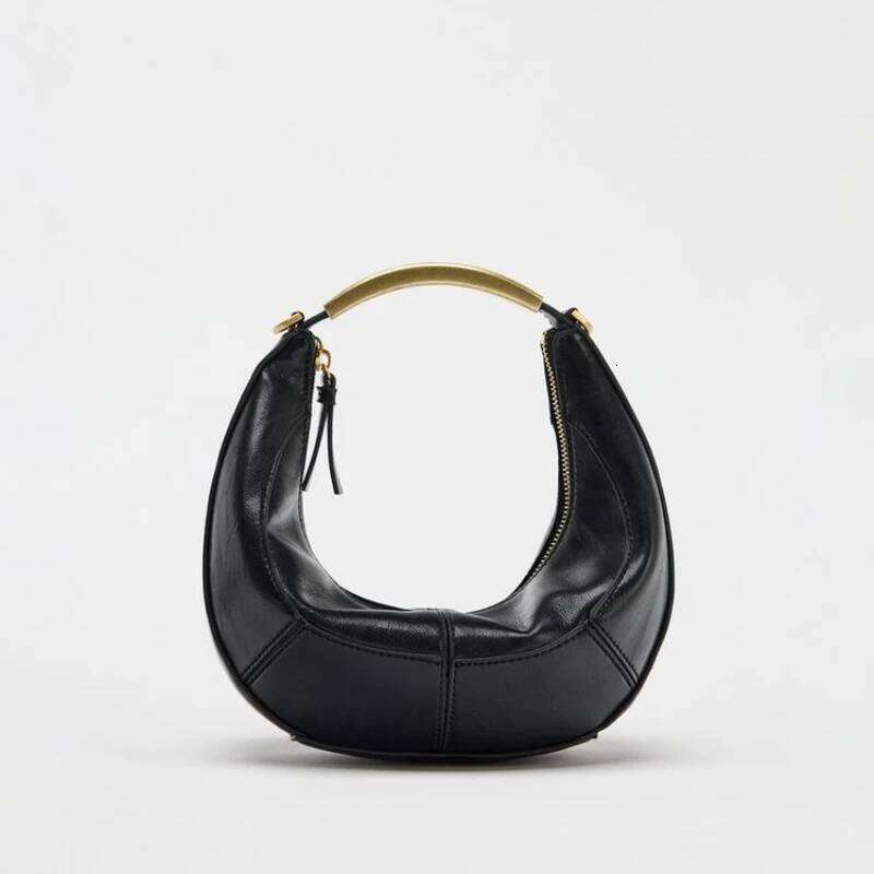 OVAL BAG WITH METAL Strap, New Fashionable Design Handbag Purse For Women - Spacious Crossbody Satchel, Stylish And Luxury