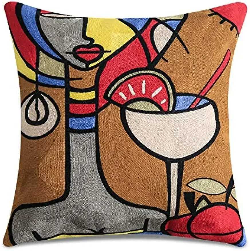 Pillow Case Short Plush Pillow Cover 45 X45 Outdoor Cushion Cover Decorative Sofa Home Autumn decoration Y251110