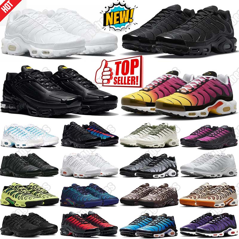 Designer shoes men tn tns tnss running shoes for women tn3 TN triple black white yellow tn plus chaussure womens outdoor shoe mens trainers sneakers